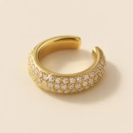 Ear Cuff Cravejado